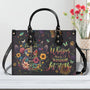 Whisper Words of Wisdom Let It Be Floral Guitar Music Hippie Leather Bag _1_ yVxJv