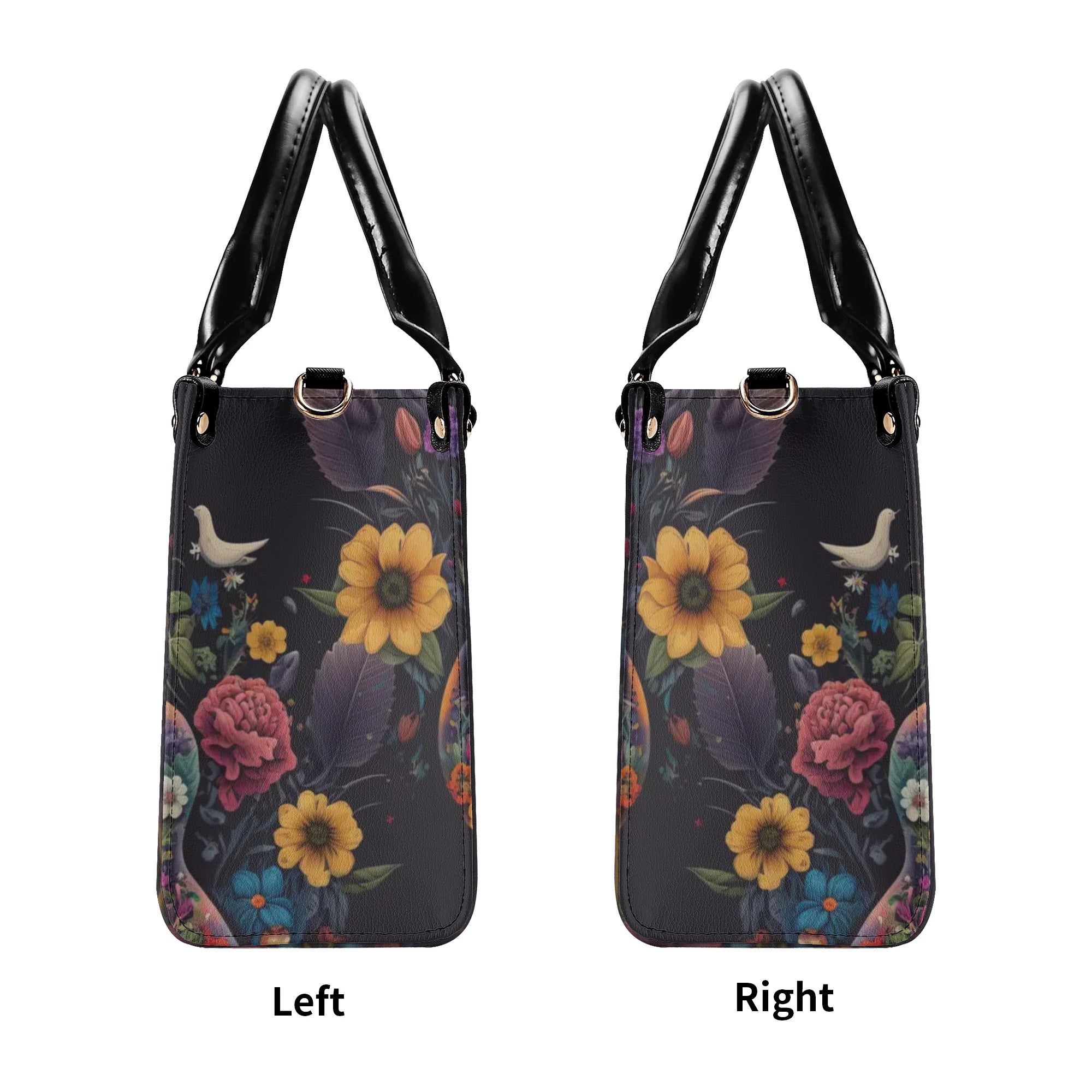 Whisper Words of Wisdom Let It Be Floral Guitar Music Hippie Leather Bag _3_ UQEwD