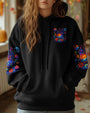 Whisper Words of Wisdom Let It Be Flower Guitar with Beach Graphic for Women AOP Shirts _6_ yGJEv