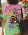 Whisper Words of Wisdom Let It Be Frog Palying Guitar Peaceful Tie Dye AOP Shirts _3_ t14CG