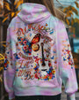 Whisper Words of Wisdom Let It Be Hippie Floral Butterfly Guitar Tie Dye AOP Shirts _7_ zPr7B