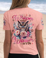 Whisper Words of Wisdom Let It Be Owl Peace Symbol Floral Design AOP Shirts _12_ 8DB3o