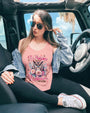 Whisper Words of Wisdom Let It Be Owl Peace Symbol Floral Design AOP Shirts _5_ IN0Iw