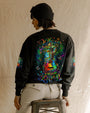 Whisper Words of Wisdom Let It Be Psychedelic Guitar Colorful Peace AOP Shirts _9_ qYYc1