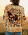 Whisper Words of Wisdom Let It Be Sunflower and Butterfly Tie Dye AOP Shirts _3_ bxfaK