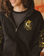 Whisper Words of Wisdom Let It Be Sunflower and Moon Hippie Style AOP Shirts _10_ u1Mzz