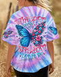 Whisper Words of Wisdom Let It Be Tie Dye Butterfly Graphic AOP Shirts _3_ yu4C5