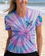 Whisper Words of Wisdom Let It Be Tie Dye Butterfly Graphic AOP Shirts _4_ Fon99