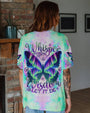 Whisper Words of Wisdom Let It Be Tie Dye Butterfly Peaceful AOP Shirts _10_ F4n3b