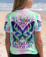 Whisper Words of Wisdom Let It Be Tie Dye Butterfly Peaceful AOP Shirts _12_ 1bmgs