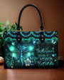 Whisper Words of Wisdom Let it be Dragonfly and Peace Symbol Hippie Leather Bag _4_ vY6qJ