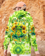 Wild Spirit Sweet Soul Hippie Frog Sunflower Tie Dye AOP Shirts _5_ C6fjB