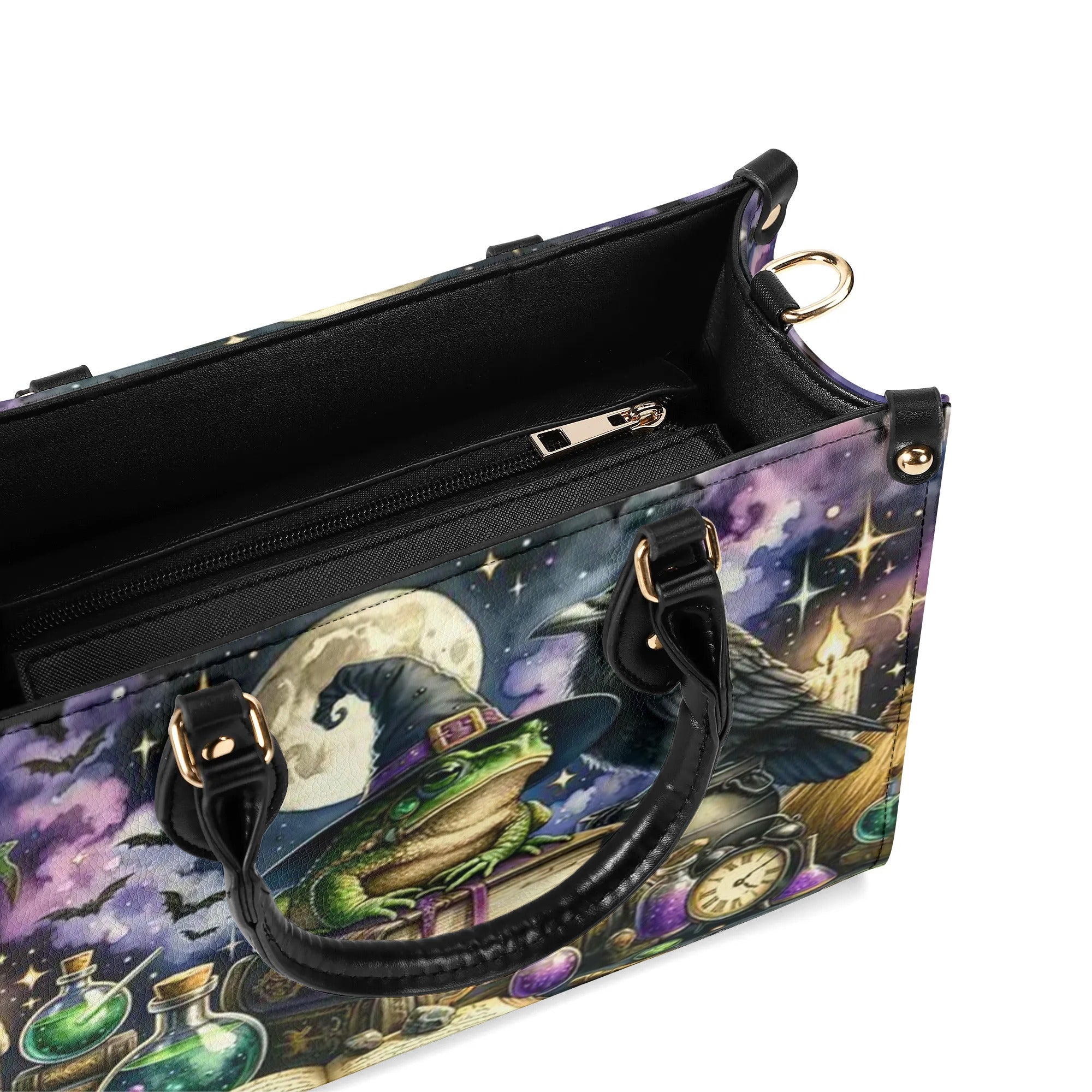 Witch Frog Halloween Magic Gothic Leather Bag _5_ fXT75