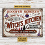 WitchKitchenStirringUpSomeMagicCustomClassicMetalSigns Mockup2