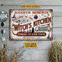 WitchKitchenStirringUpSomeMagicCustomClassicMetalSigns MockupPost