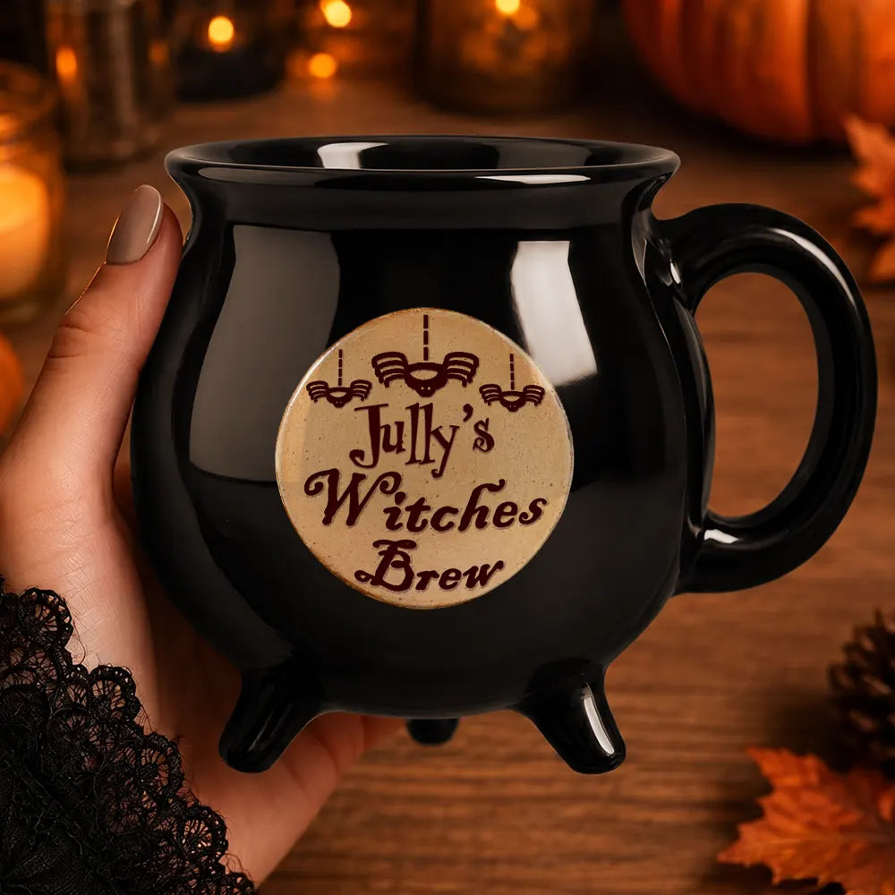 WitchesBrewHalloweenStyle PersonalizedCauldronMug AN051 CIN4772 Web3