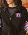 With Freedom Books Flowers and the Moon Colorful Dragonfly Happy Quote AOP Shirts _8_ Wrud5