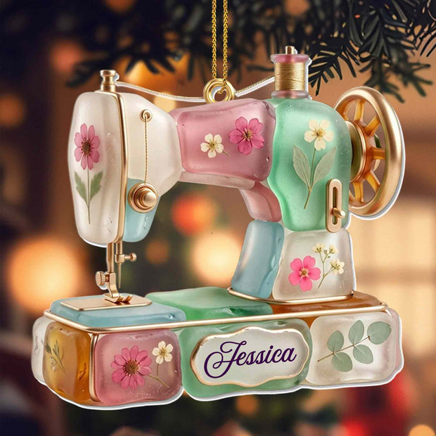 A Creative Heart - Personalized Acrylic Ornament - Gift For Her