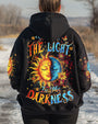 You Are the Light in My Darkness Sun and Moon Inspirational Graphic AOP Shirts _5_ 2QP9m