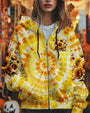 You Belong Among the Wildflowers Sunflower and Peace Signs Tie Dye AOP Shirts _8_ cjXOQ