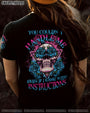 You Couldnt Handle Me Even If I Came with Instructions Neon Blue Rose Graphic AOP Shirts _10_ fEEkC