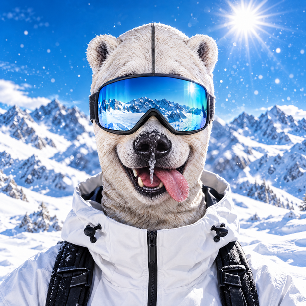 Custom Funny Arctic Animals Costume Headwear - Personalized Balaclava Face Mask