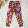 coquette bow volleyball custom name number gift for volleyball player volleyball team personalized lounge pants 6