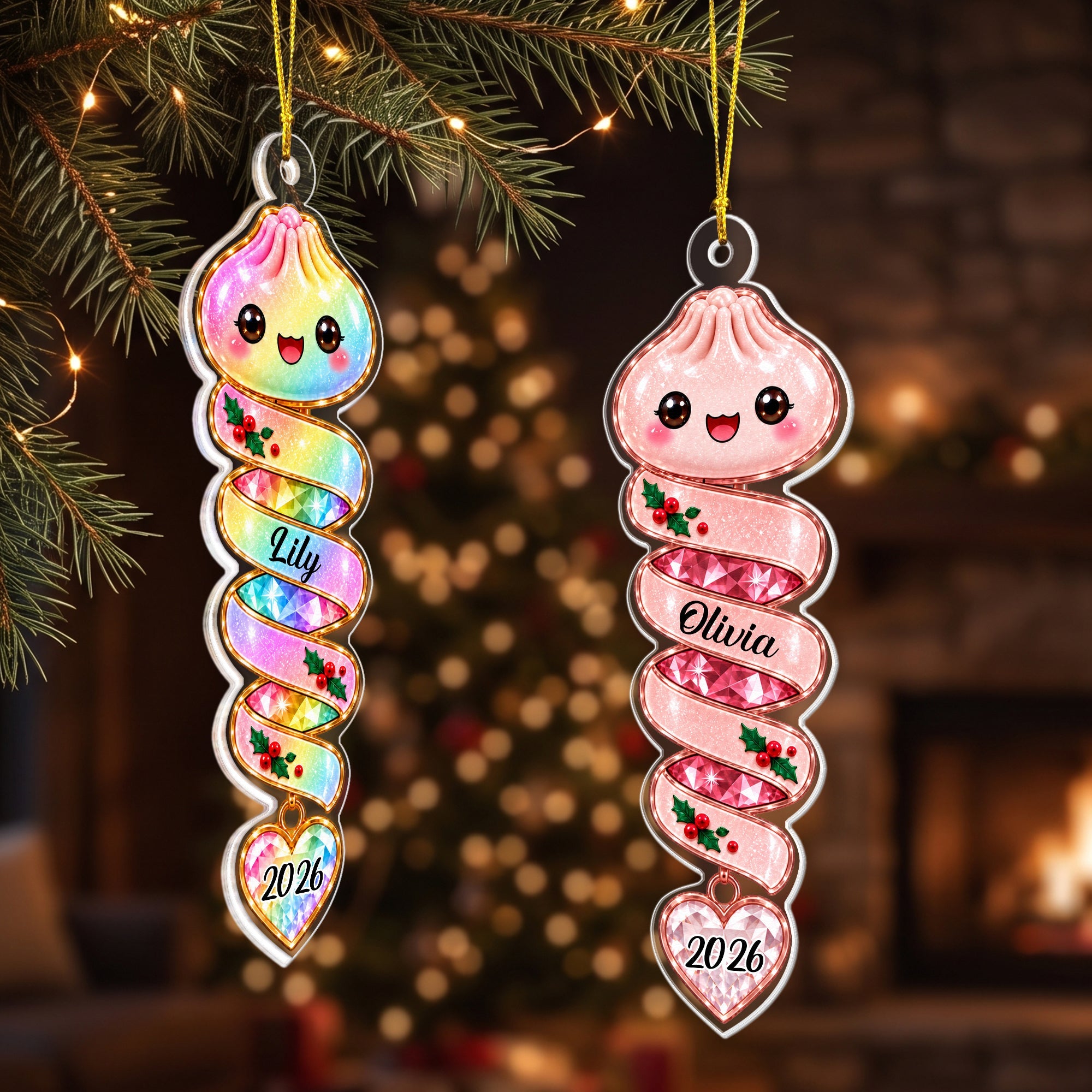 custom name squishy ornament gift for kids personalized ornament 3