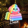 cute dumplings book lover gift for squishy hunter personalized ornament 1