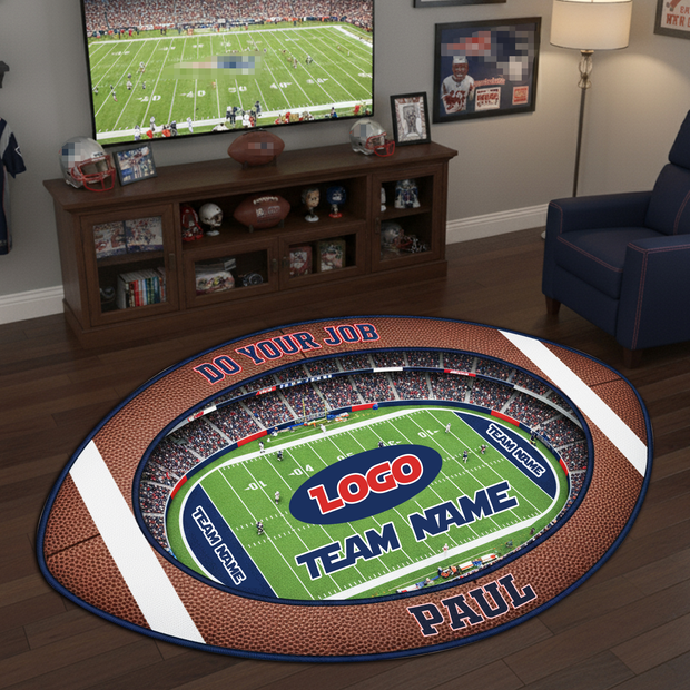Game Day Stadium - Personalized Doormat- Gift For Baseball Fans