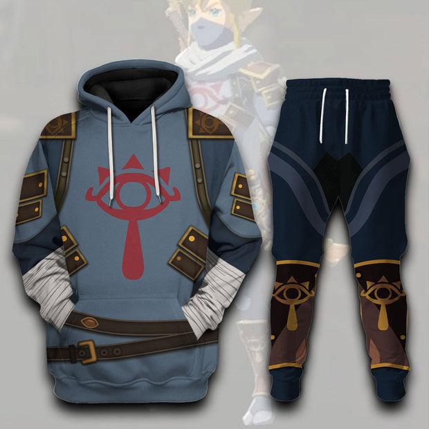 Stealth Set Link - Cosplay Cosstume 3D Hoodie Sweatshirt T-shirt Sweatpants ZDHS54