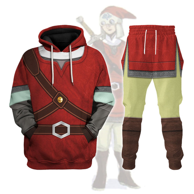 Knights of Skyloft Red Unisex Hoodie Sweatshirt T-shirt Sweatpants Cosplay ZDHS52 LOZD
