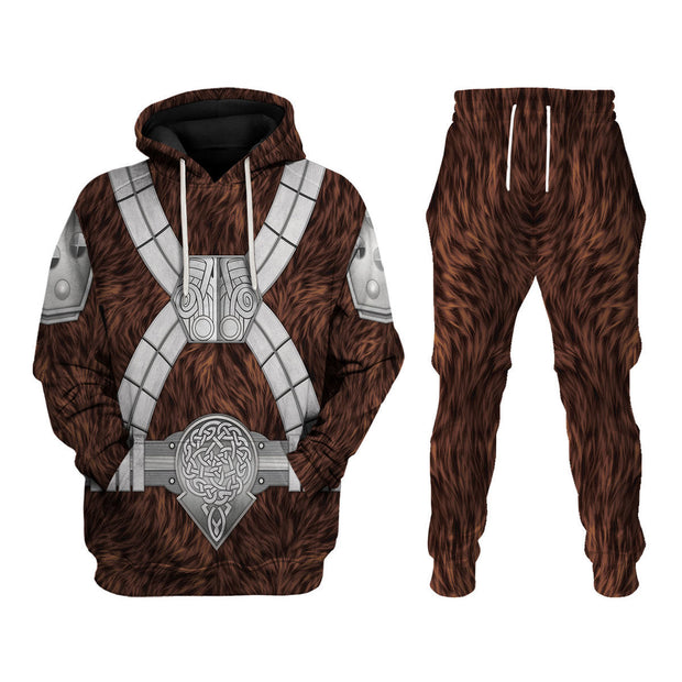Stwa Black Krrsantan, Brown Costume Hoodie Sweatshirt T-Shirt Sweatpants CSSWR032 HSQT4198