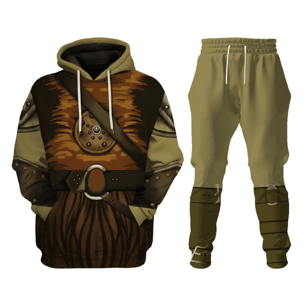 Stwa Gamorean Costume Hoodie Sweatshirt T-Shirt Sweatpants CSSWR007 HSQT4185