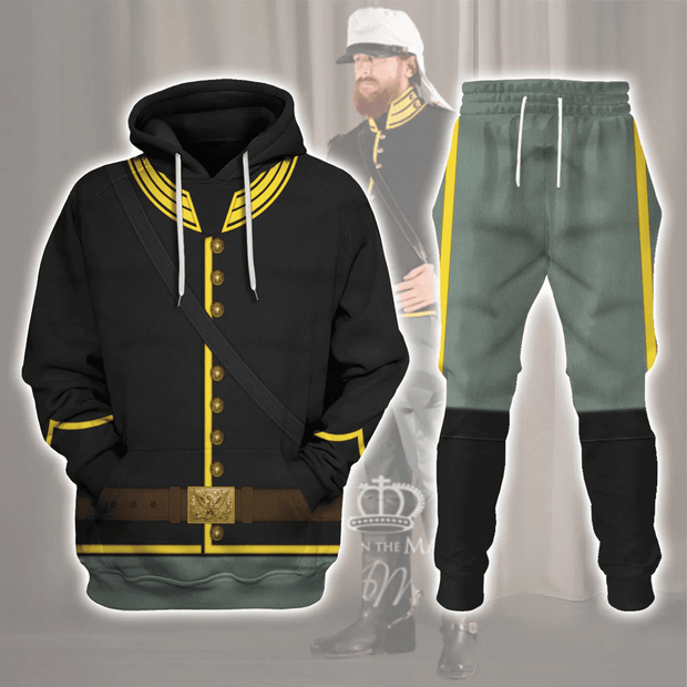 Union Army- Cavalry Trooper Uniform All Over Print Hoodie Sweatshirt T-Shirt Tracksuit CSACW004