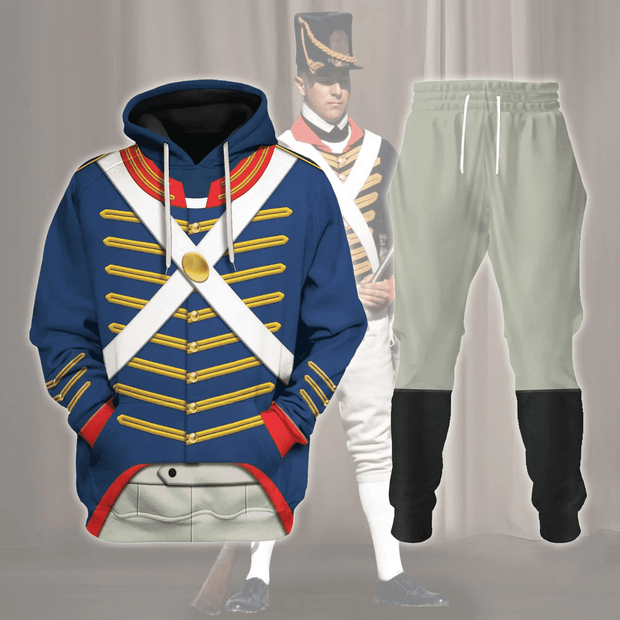 US Marine Uniform 1810-1815 Costume Hoodie Sweatshirt T-Shirt Tracksuit
