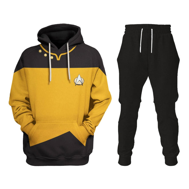 The Next Generation Yellow T-shirt Hoodie Sweatpants Apparel QT205360 STHS011