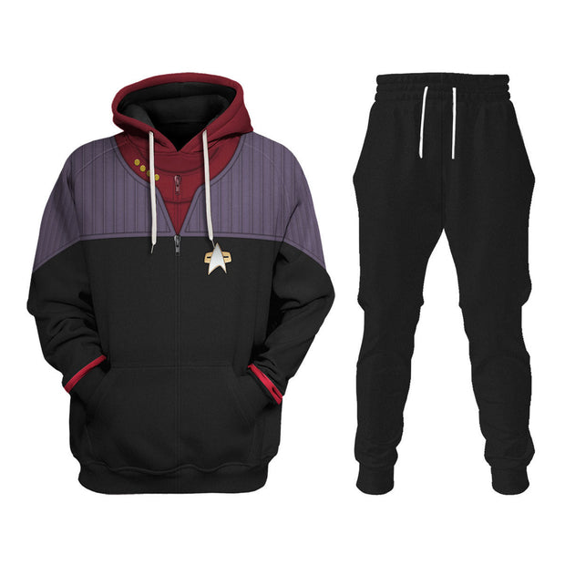 Trek Jean-luc Picard T-shirt Hoodie Sweatpants Apparel QT308912 STHS028