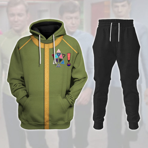 James T. Kirk Hoodie Sweatshirt T-Shirt Sweatpants Apparel STHS078 PT311009