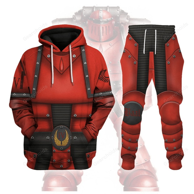 Warhammer Blood Angels Legions - Costume Cosplay Hoodie Sweatshirt Sweatpants WHHS46 CSWRH046