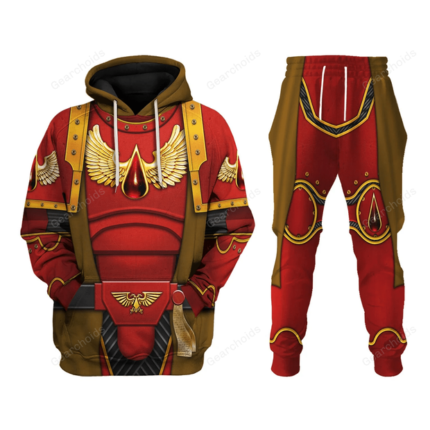 Warhammer Blood Angels Brown Robe - Costume Cosplay Hoodie Sweatshirt Sweatpants WHHS149 CSWRH149