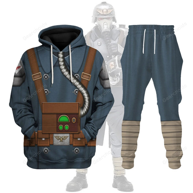 Warhammer Death Korps - Costume Cosplay Hoodie Sweatshirt Sweatpants WHHS08 CSWRH008