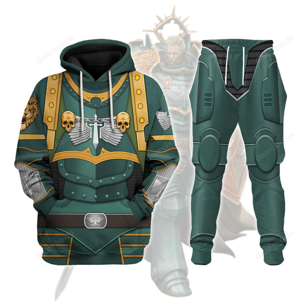 Warhammer Lion El Jonson Warrior - Costume Cosplay Hoodie Sweatshirt Sweatpants QT4120202