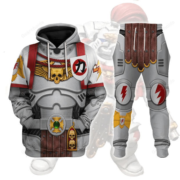 Warhammer White Scars Captain - Costume Cosplay Hoodie Sweatshirt Sweatpants WHHS176 HSQT4163