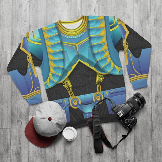Aneka Midnight Angel Armor Wakanda Forever Black Panther Instructor for The Dora Milaje Marvel Custom Cosplay Costume Sweatshirt