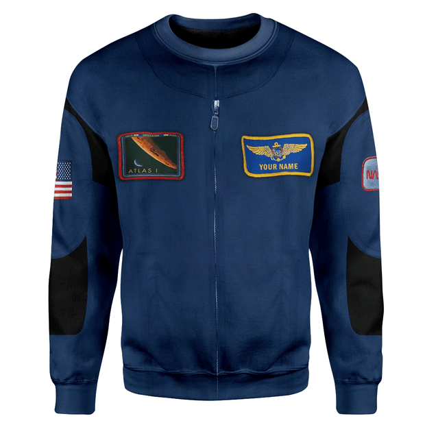 3D Movie Away Netflix Nasa Suit Custom Cosplay Costume Pullover Ugly Sweater
