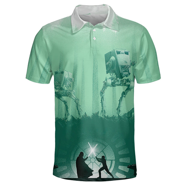 Stwa Aquamarine Darth Vader - Polo Shirt