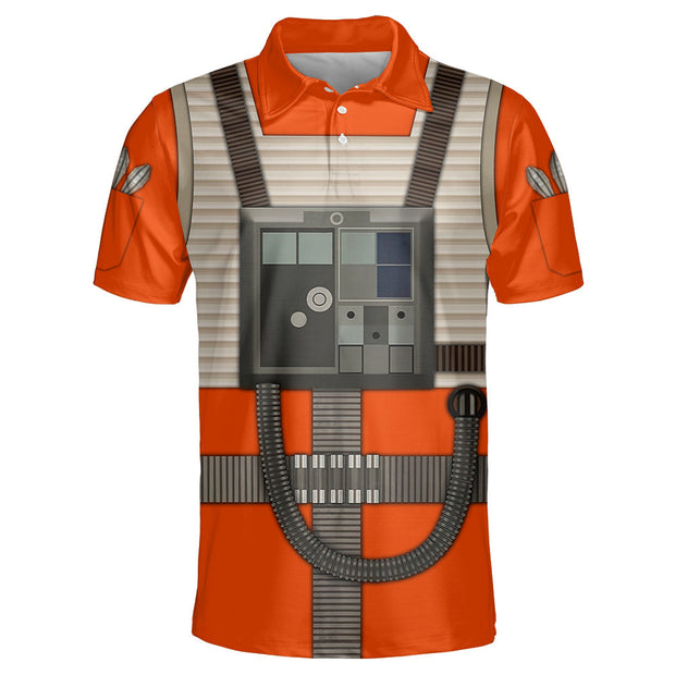 Stwa Rebel Pilot Cosplay - Polo Shirt For Men