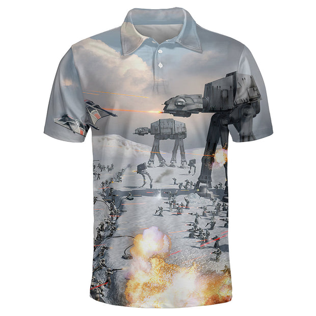 Stwa The Battle Of Hoth - Polo Shirt QT5051701