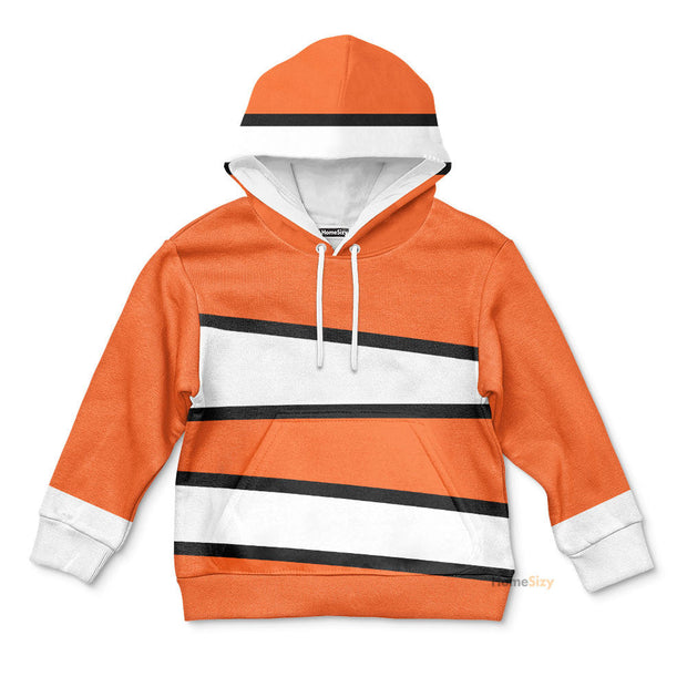 3D Finding Nemo Nemo Dad Custom Cosplay Costume Kid Hoodie QT210210Hf